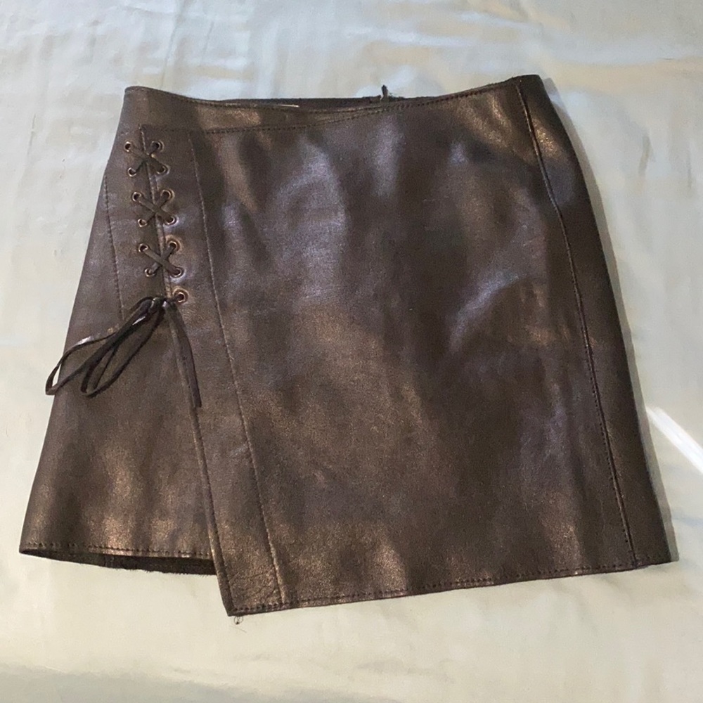 Vanessa Bruno Leather Skirt